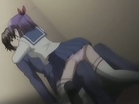 kawaii and such a charming heroine in Hentai have not seen anywhere else. Pretty, silent nymphomaniac with purple hair and mysterious eyes.